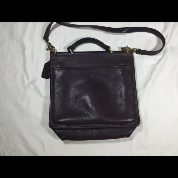 Vintage Coach Mahogany Willis Handbag USA Made - Picture 3 of 12